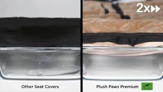 Plush Paws Premium 100% Waterproof Car Seat Cover