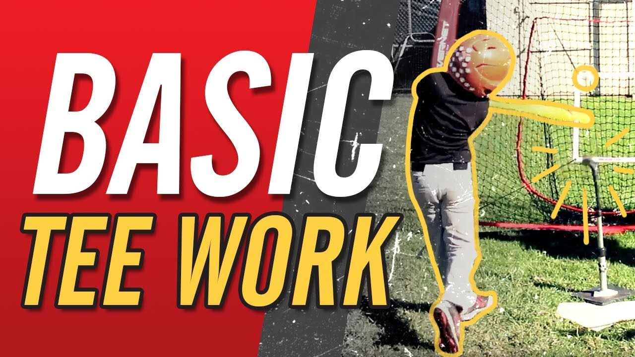 Basic Tee Work Baseball Drills YouTube