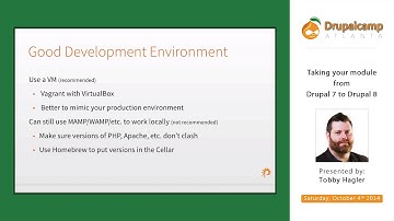 DCATL 2014 -  Taking your module from Drupal 7 to Drupal 8