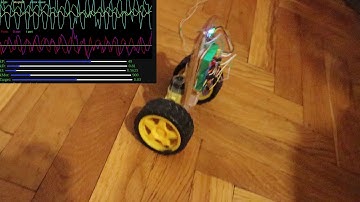 Self balancing 2 wheel robot with PID state plot