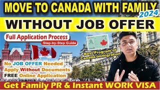 🇨🇦 Get Canada PR Without JOB OFFER in 2024 with Fast Work Permit | Canadian Dream | Hindi / Urdu screenshot 3