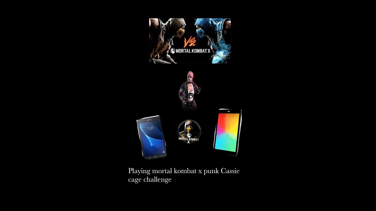 Mortal kombat x punk Cassie cage challenge