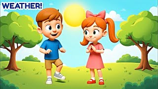 Weather Song for Kids ☀️🌧️ | Learn Weather with Tom & Dana screenshot 5