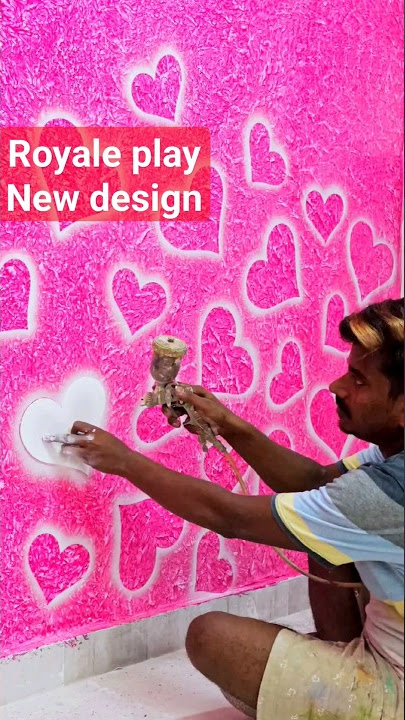 Royale play love design latest #wallpainting #painting #paint #walldecor #creativehacks #art
