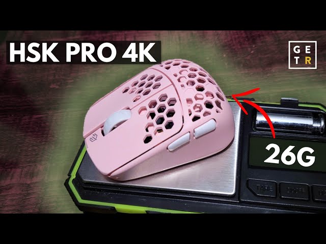 G-Wolves HSK Pro 4K Review... lightest 4000hz wireless mouse! BEST