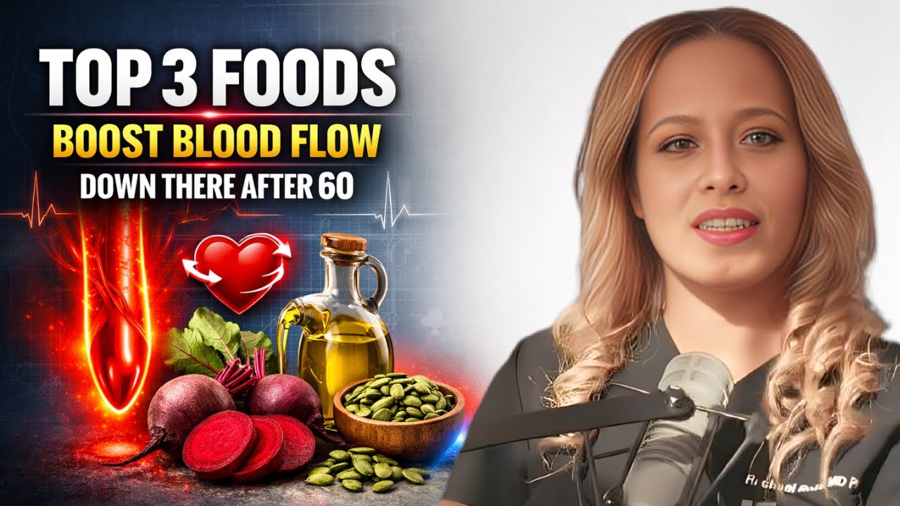 Urologist Reveals: Top 3 Foods to Boost Circulation & Vitality Down There After 60  Dr. Rachael Ross