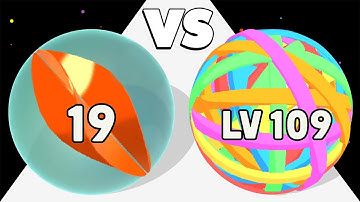 RUBBERBALL RUN /vs MARBLE RUN 3D ∞ ASMR Gameplay Android iOS • Ball Run 3D Number Merge Math Games