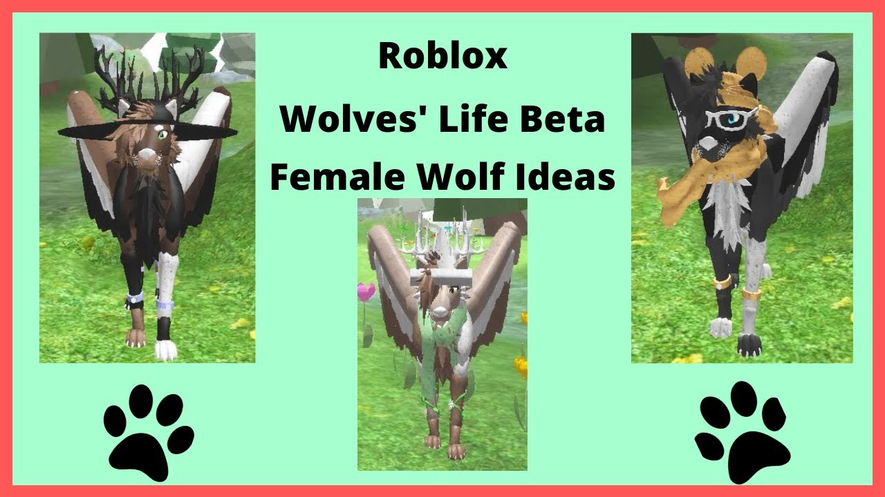 Roblox Wolves Life 3 Female Wolf Ideas Part 3 By Cadinem