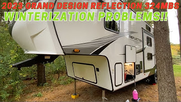 2023 Grand Design Reflection 324MBS winterization problems and my fix!