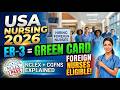 Become a Nurse in USA | NCLEX + EB-3 Visa Explained (2026)