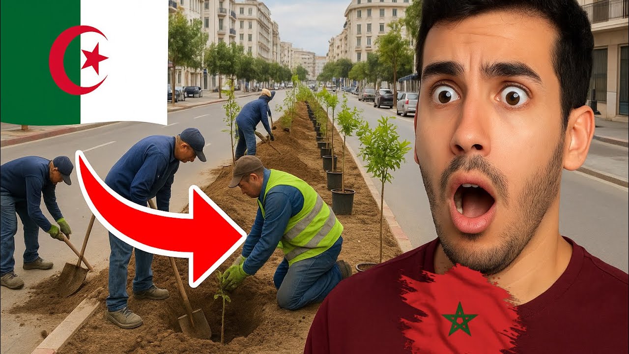 😱 مغربي مصدوم!! 🇲🇦🇩🇿الجزائر تغرس مليون شجرة في يوم واحد! 🌳 🇩🇿