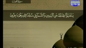 سورة النحل مكتوبة كاملة بصوت محمد جبريل