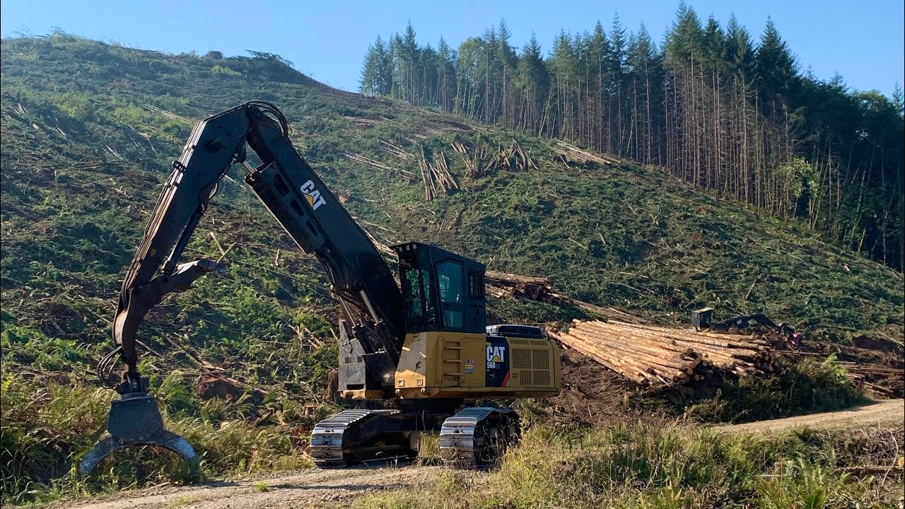 My Boss Getting It Done With The 568 Cat On A Tough Piece Of