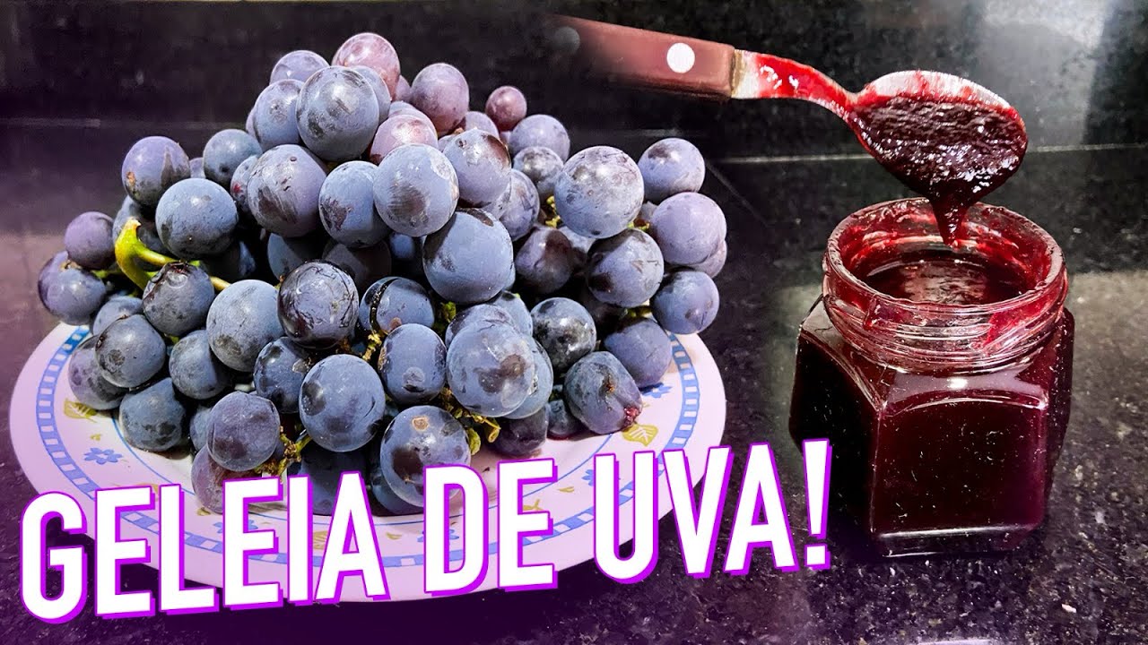 Colhemos uva e fiz geleia