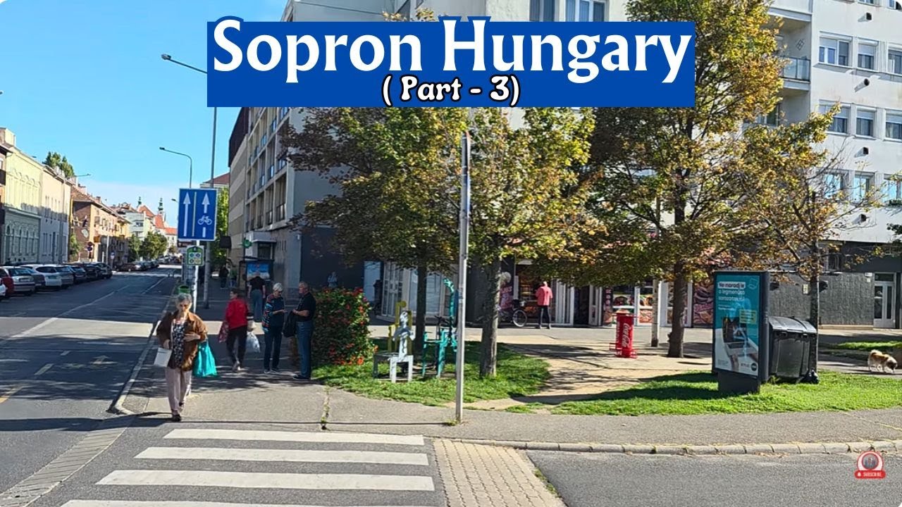 Virtual Walk around Sopron Hungary - Part 3 | The beautiful old town of Sopron 4K