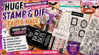 HUGE Halloween Craft Supply Haul! 🎃👻 Stamps, Dies, Paper & SO MANY Goodies!
