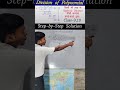 Polynomial division method | Algebraic division method 🔥💯 #maths #education