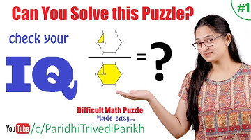 #1. Can You Solve This Puzzle? (Symmetry in Geometry) (English)