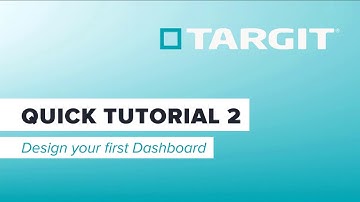 TARGIT 2019 Quick Tutorial 2 - Design your first dashboard