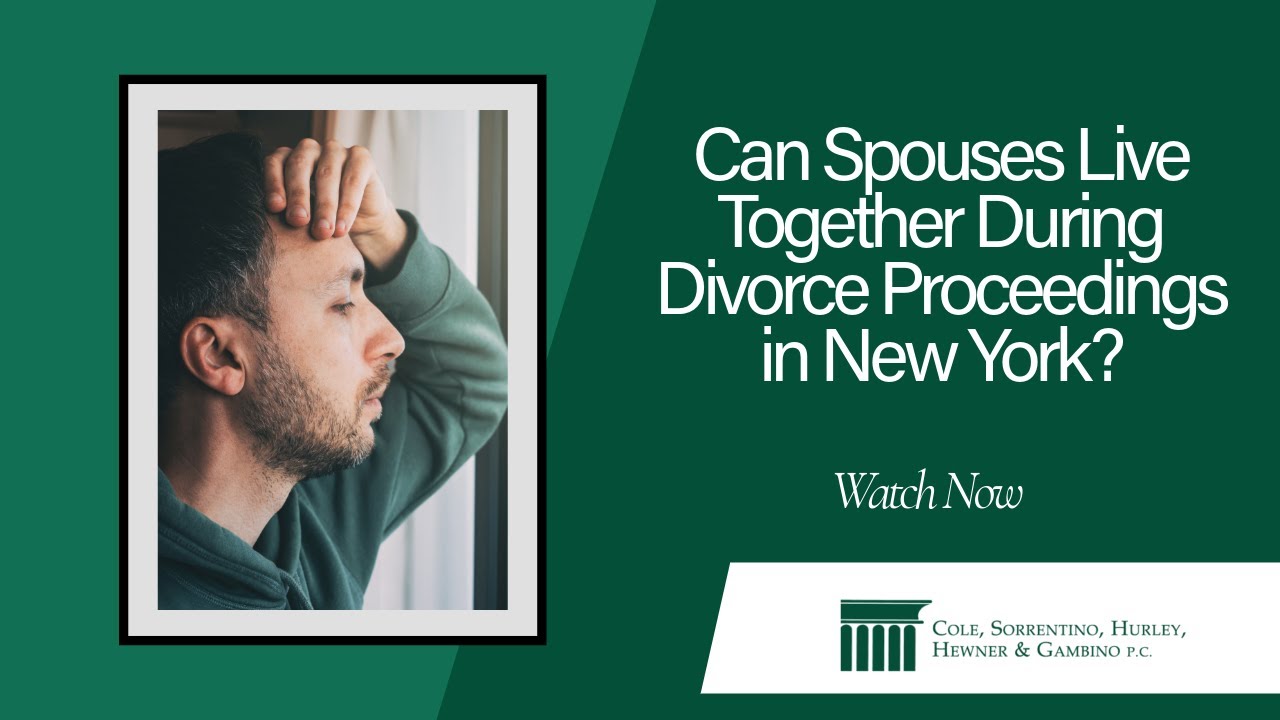 Can We Live Together During the Divorce Proceedings? Divorce Attorney