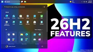 New Windows 11 26H2 Features – New Start Menu Hover, New Search Settings and more (How to Enable) New Windows 11 26H2 Features – New Start Menu Hover, New Search Settings and more (How to Enable)
