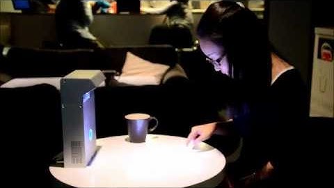 I-desk is coming: make any flat table to be interactive