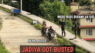 Jadiya pranked on nepal police / lockdown day 3/give away announced.