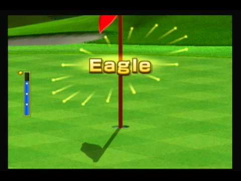 Wii Sports Golf - Amazing Chip-Ins for Eagle then a Hole in One