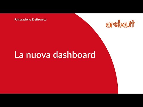 Aruba Fatturazione Elettronica - la nuova dashboard