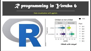 R programming in Yoruba 6 - Data visualization with ggplot | plots | graphs