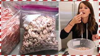 MAKING PEPPERMINT PUPPY CHOW!