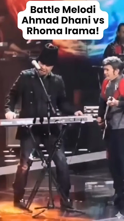 Ahmad Dhani solo keyboard dangdut feat. Rhoma Irama luwes juga ya 😂