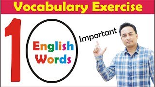 10 Words | Vocabulary Words English Learn with Meaning