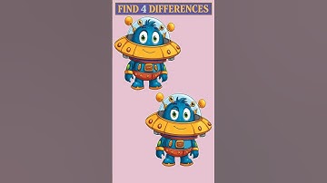 Only Geniuses Find All 4 Differences Fast!