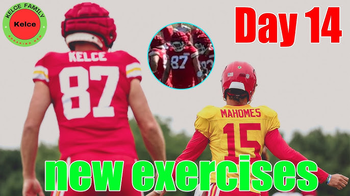 OMG! Travis Kelce continues to attract attention with new workout on Day 14 of Chiefs training camp