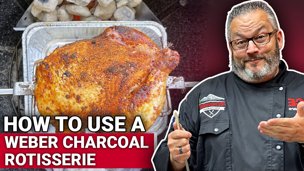 How To Use Weber Charcoal Rotisserie - Ace Hardware - YouTube