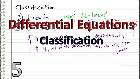 How many types of differential equations are there?