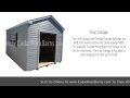 Vinyl Cottage Portable Building Vinyl Cottage Portable Building