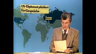 ARD 04.07.1981 - Tagesschau zum Sendeschluss und Programmtafeln