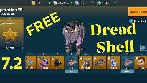 NEW EVENT | Free shell in operation | War robots 7.2 |