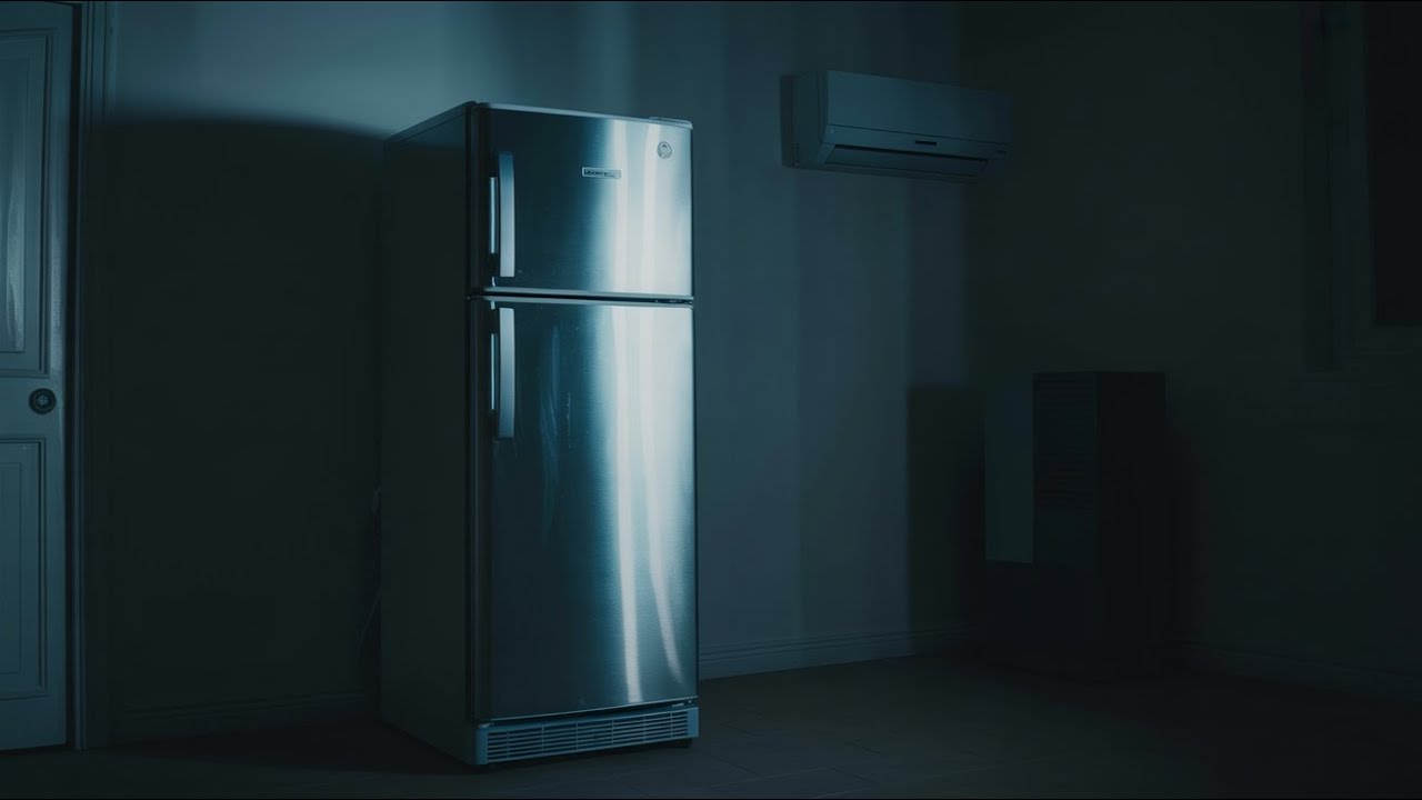 Fridge Hum with Air Conditioner Noise (10 HOURS) ❄️ Deep Sleep ASMR White Noise