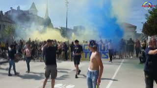 Fc Sochaux Montbéliard : Revivez le cortège du mouvement ultra des supporters de Sochaux