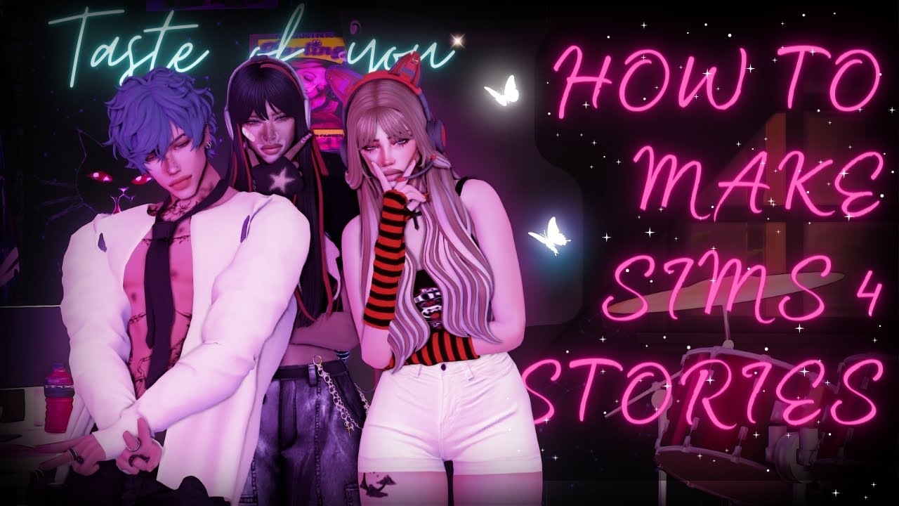 How to Make Sims 4 Stories! | Voice over Tutorial 🎥