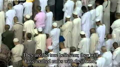 تأثر و خشوع عجيب للشيخ ماهر المعيقلي في ترتيل سورة الأنفال - صلاة التهجد رمضان 1436