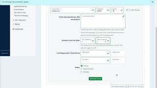 Creating Tickets for your Event using EventNook