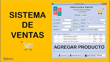 Sistema de Ventas en Java con MySQL - Agregar Producto