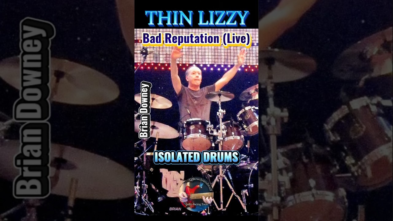 🎸THIN LIZZY: Bad Reputation (Live) ISOLATED DRUMS🥁