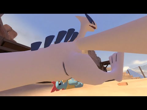 SFM Lugia Gasses Croconaw! Animation #41