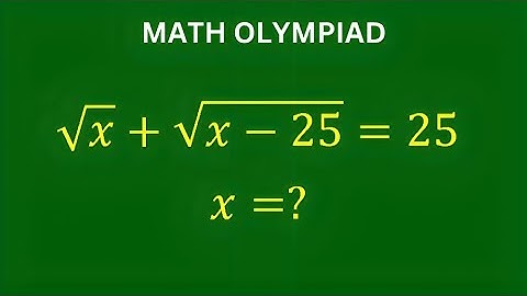 A Very Nice Math Olympiad Problem | Solve for x | You Need To Know This Trick | Algebra