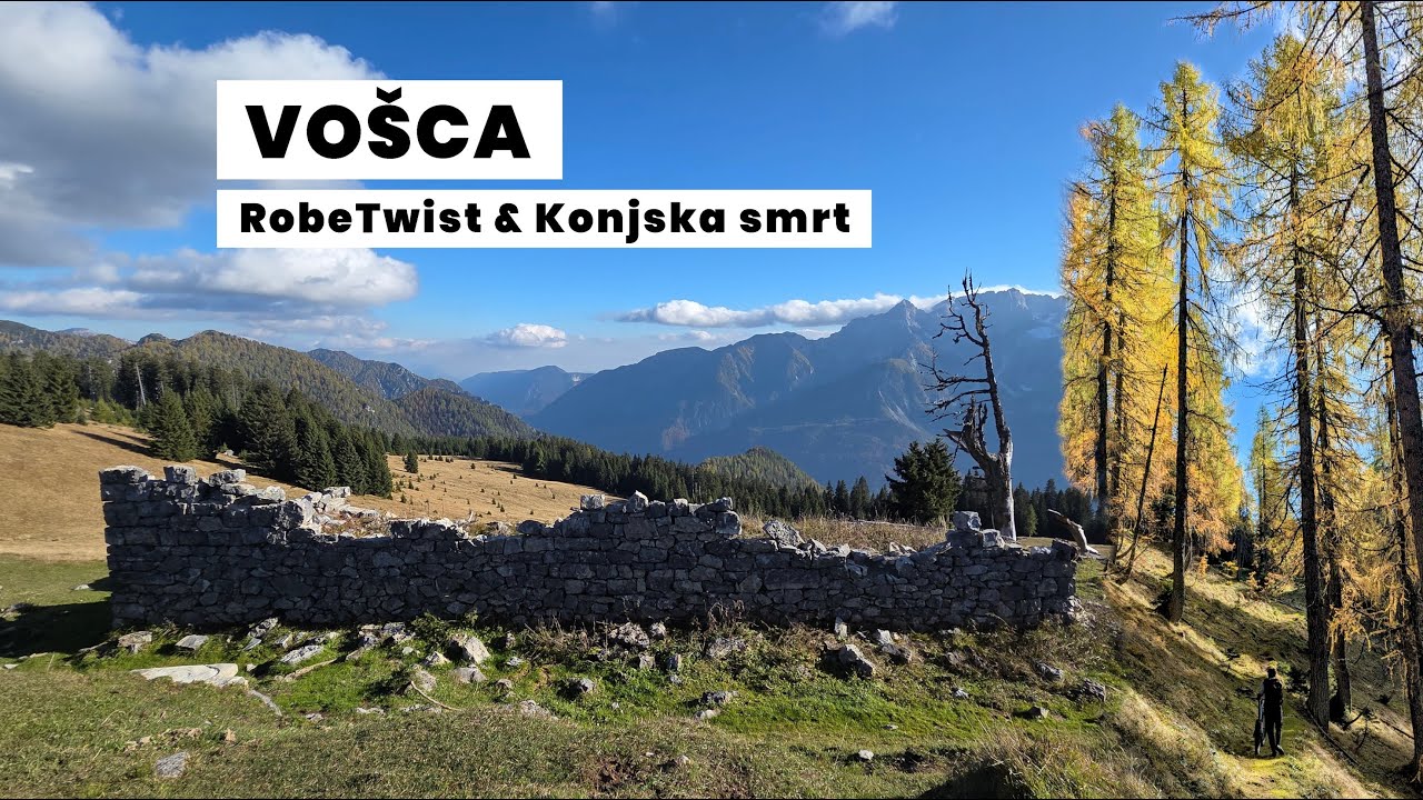 MTB Vošca in pisane jesenske barve // ROBE TWIST // KONJSKA SMRT